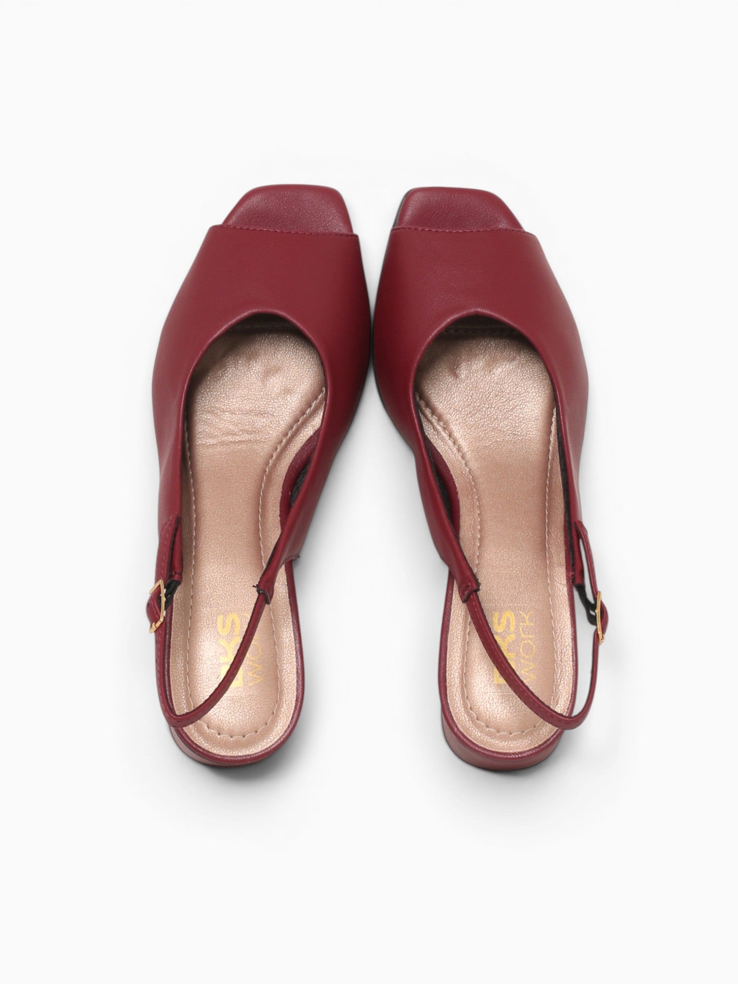 Solana Burgundy Napa Stretch Beige / 5 / M