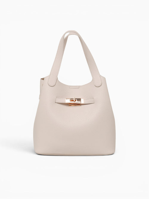 Amber Top Handle Bag Wt Off White