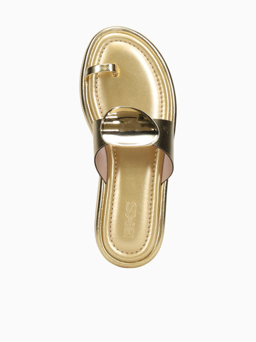 Shapira Gold Crinkle Gold / 5 / M