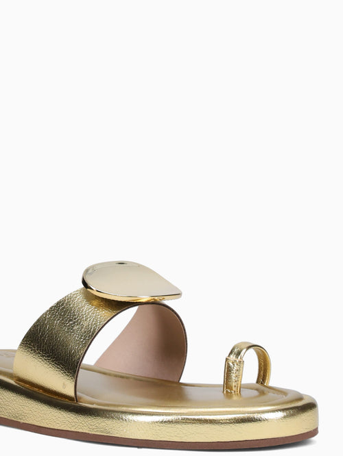Shapira Gold Crinkle Gold / 5 / M