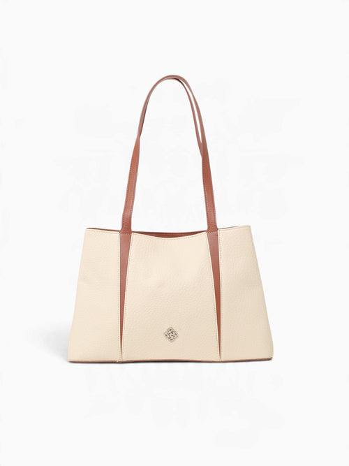 Jasmine Shoulder Bag Off White Tan Off White
