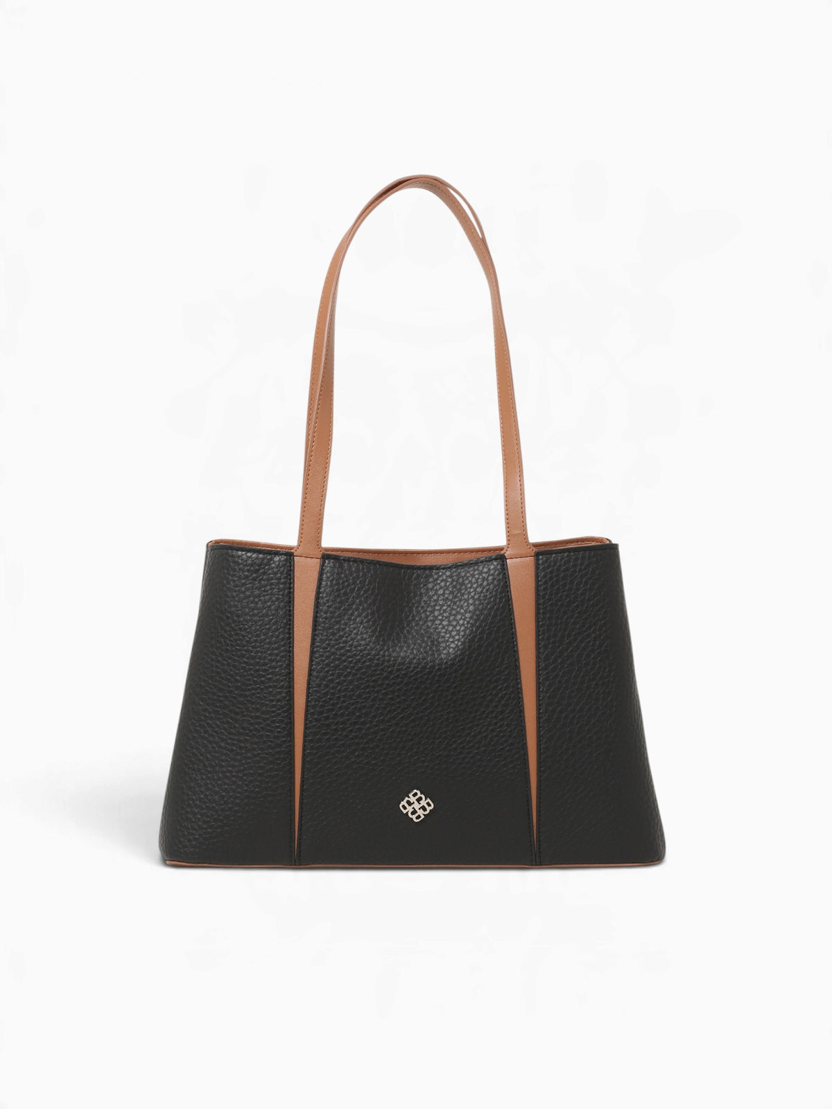 Jasmine Shoulder Bag Black Tan Black