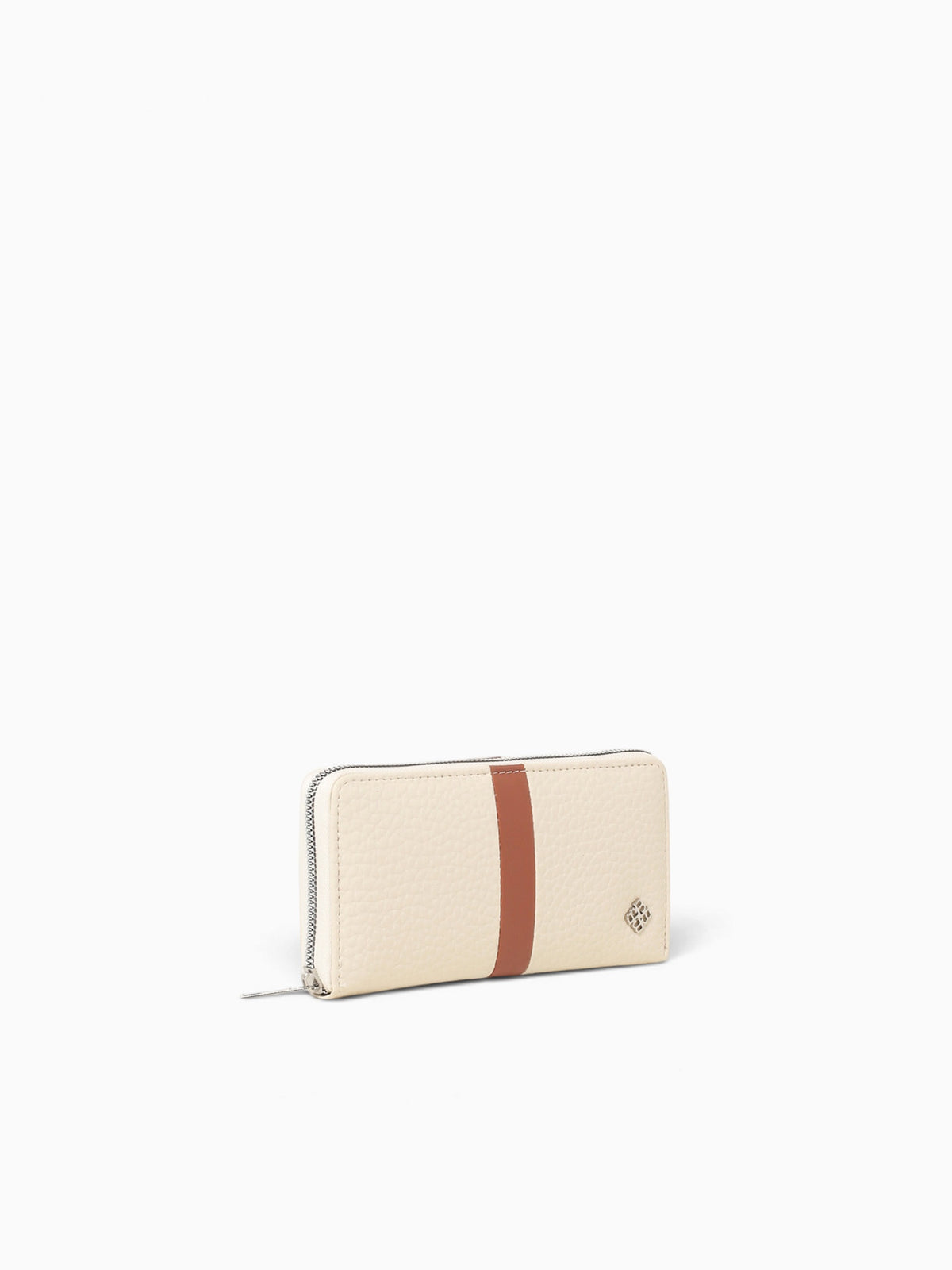 Joy Wallet Off White Tan Off White