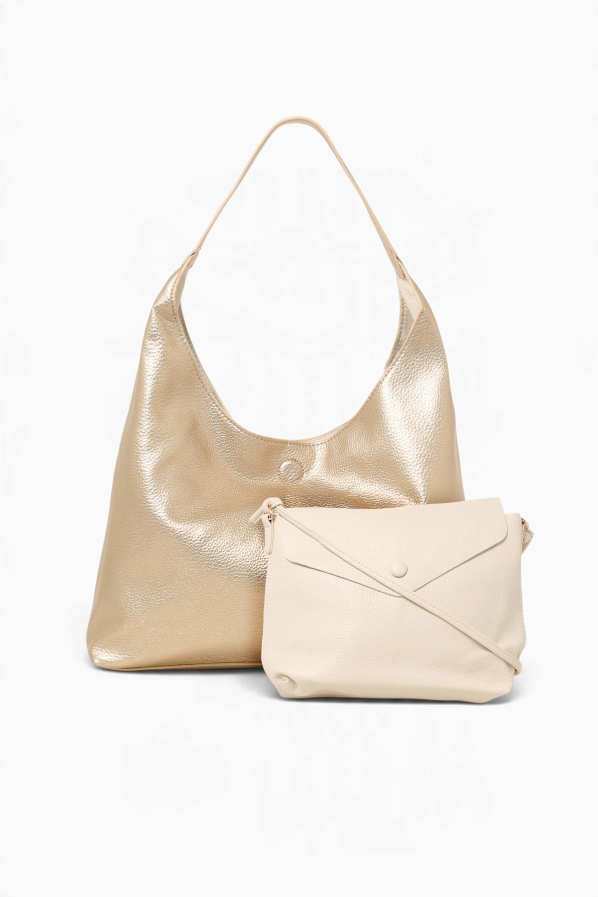 Danah Rev Shoulder Bag Gold Off wht Gold