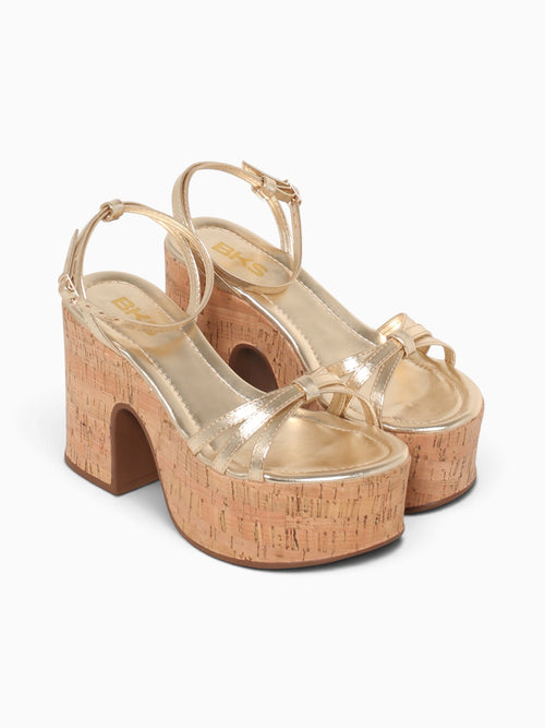Harriet Ouro Light Metallic Gold / 5 / M