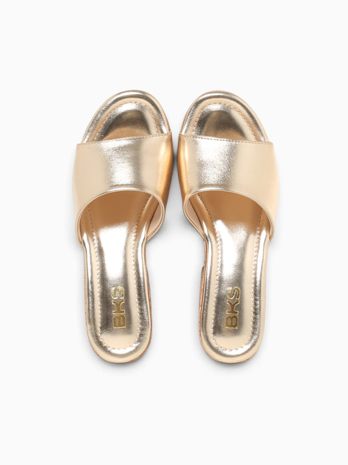 Hayley Ouro Metallic Gold / 5 / M