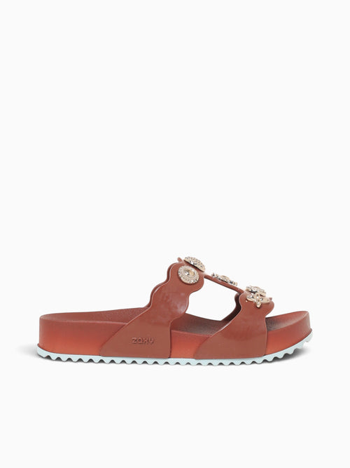 Charms Ad Brown Jelly Off White / 5 / M