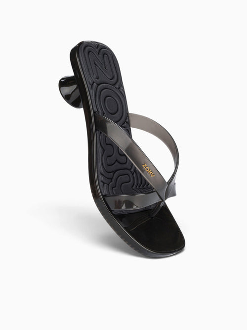 Hit Kitten Heel Ad Black Jelly Black / 5 / M