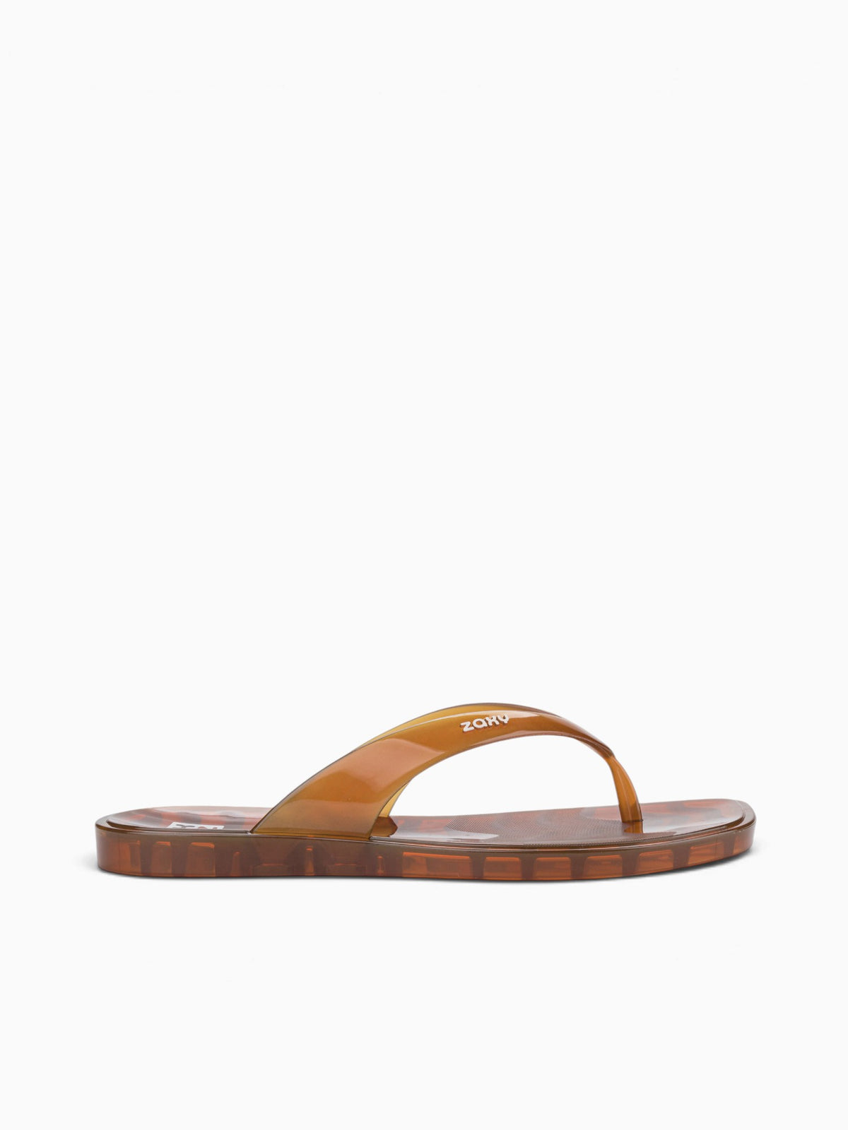 Jelly Thong Ad Clear Brown Brown / 5 / M