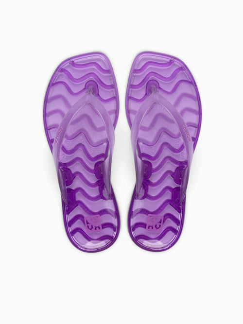Jelly Thong Ad Lilac Transparent Purple / 5 / M