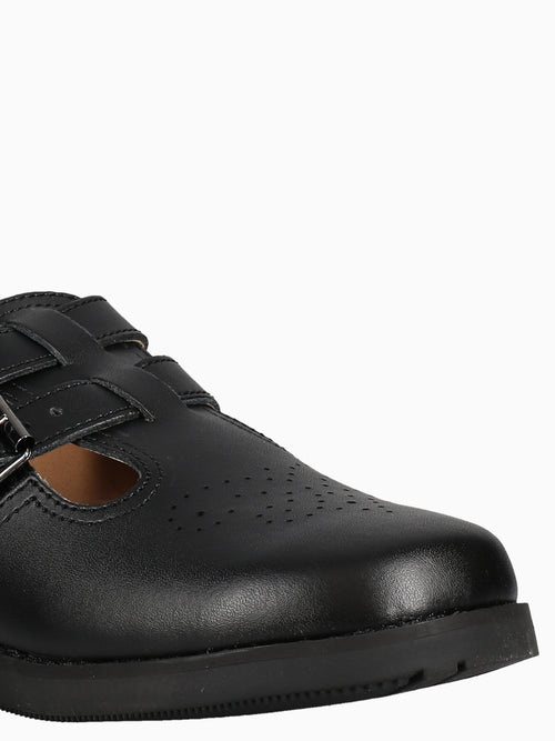 BUCKY FB004 2 STRAP BLACK LEA Black / 5 / M