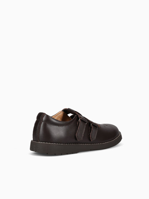 RULER 2 STRAPS FB2003B BROWN LEA Brown / 5 / M