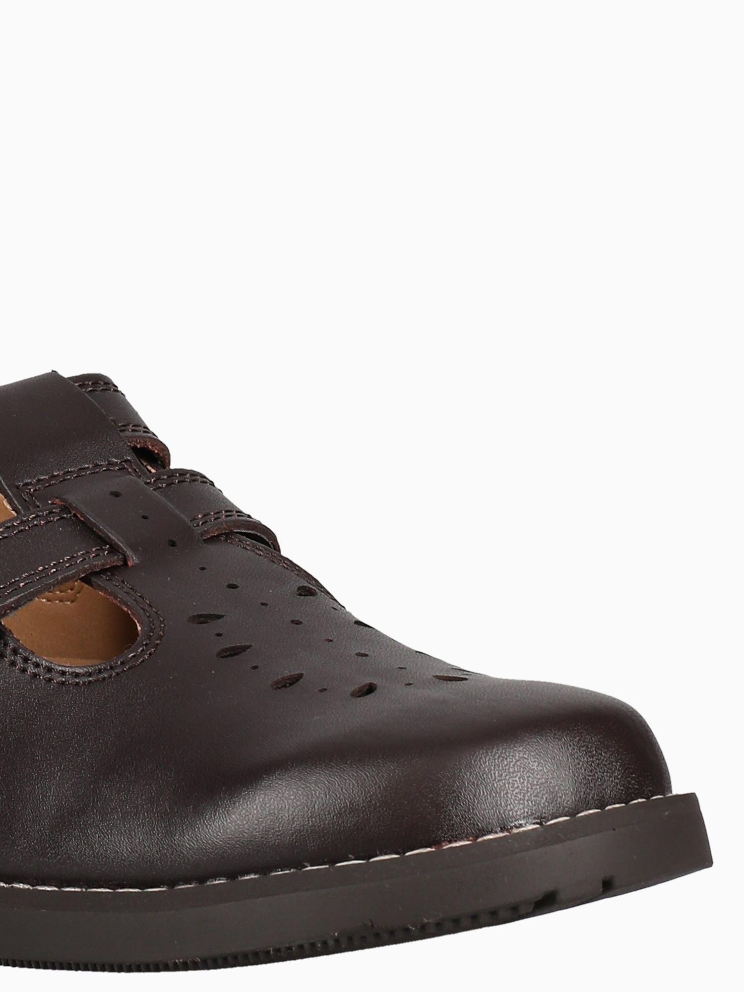 RULER 2 STRAPS FB2003B BROWN LEA Brown / 5 / M