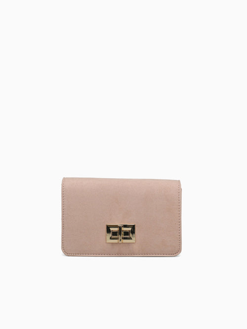 22947 Mary Flap Bag Nude Micro Beige