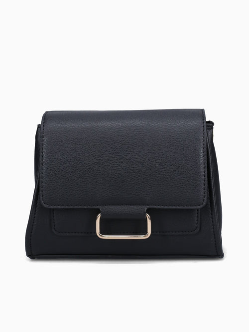 Block Crossbody Black Black