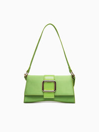 Buckle Shoulder Bag Green Green