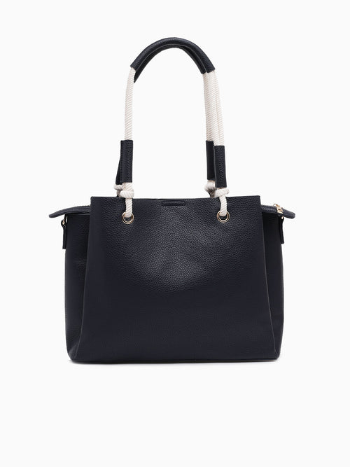 Rope Tote Off Navy Navy