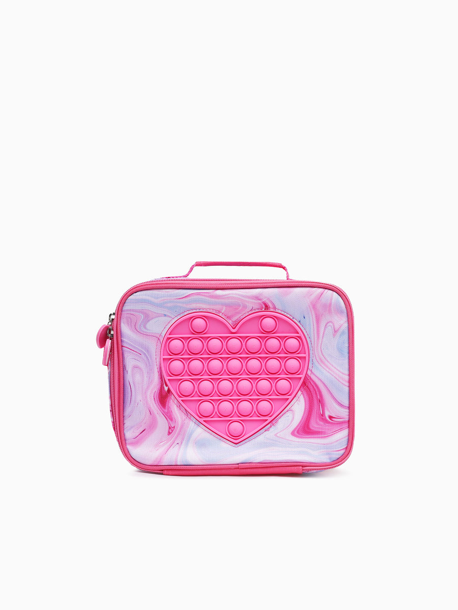 Heart Pop It Lunchbag Pink Pink