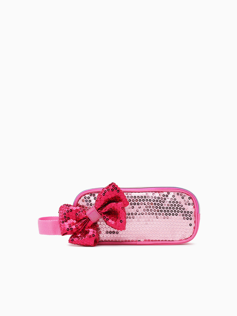 Bow Pencilcase Pink Pink
