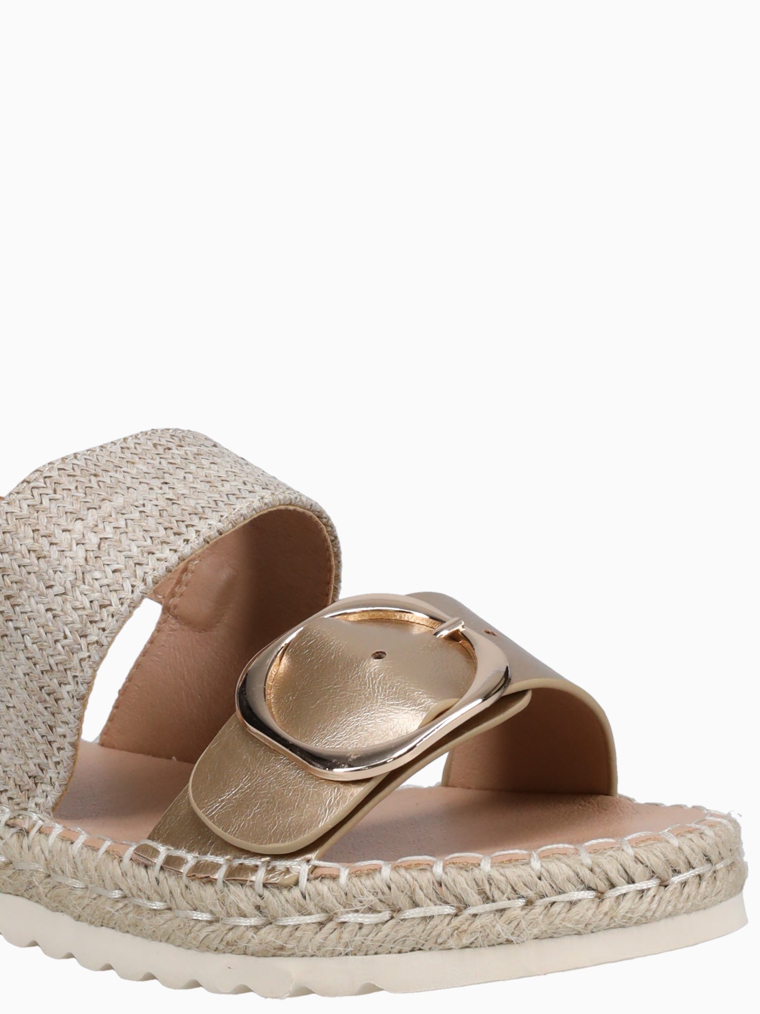 Joan Beige Gold Fab– BKS Shoes