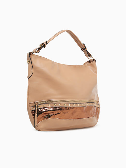 Camila Shoulder Bag Beige Beige