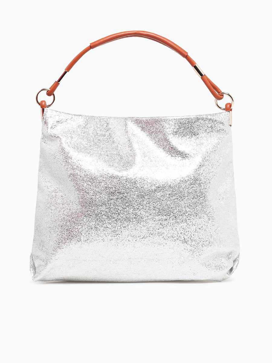 Gia Shoulder Bag Silver Silver