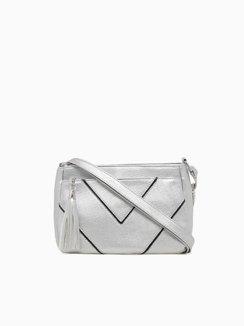 Bella Crossbody Silver Silver