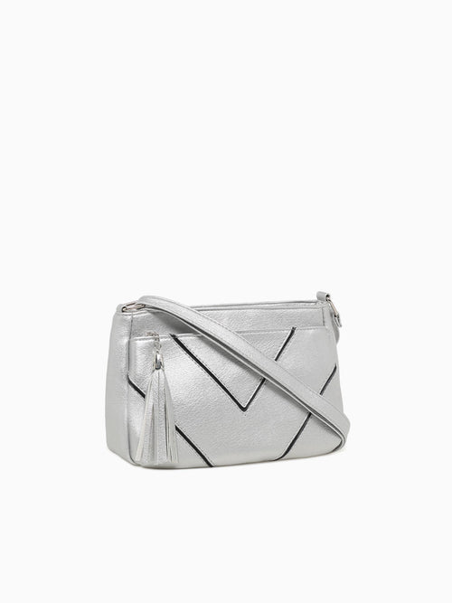 Bella Crossbody Silver Silver