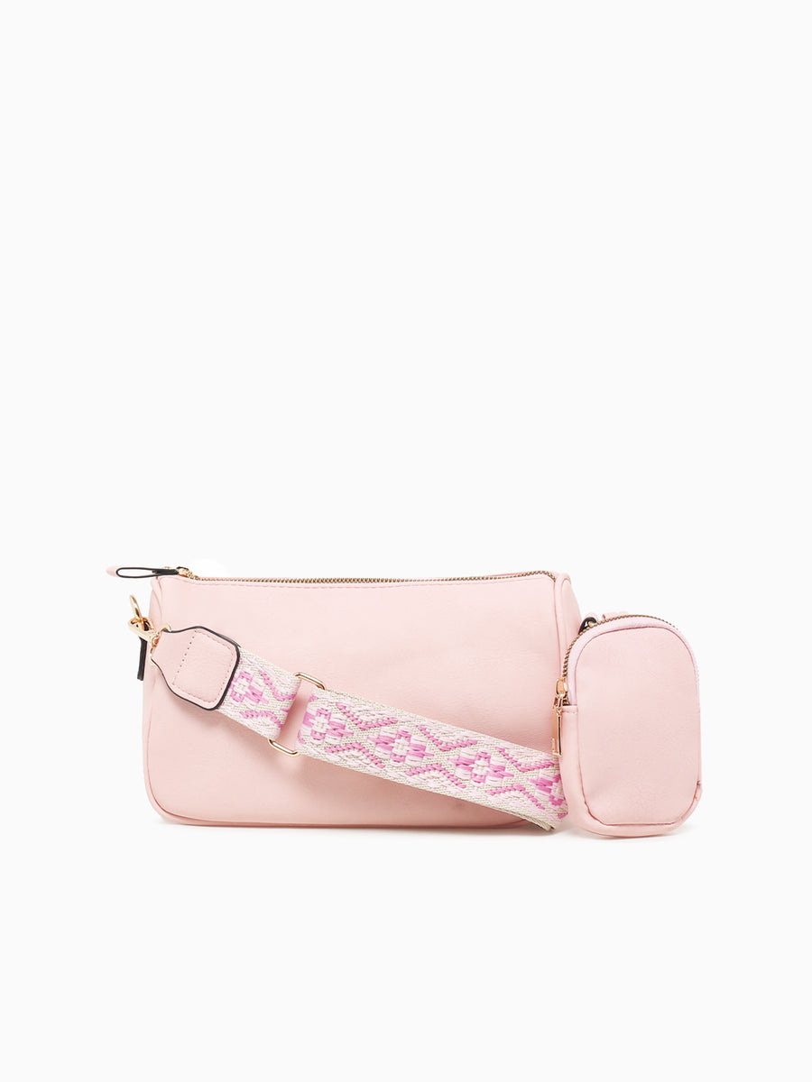Multiuse Crossbag Soft Pink Light Pink