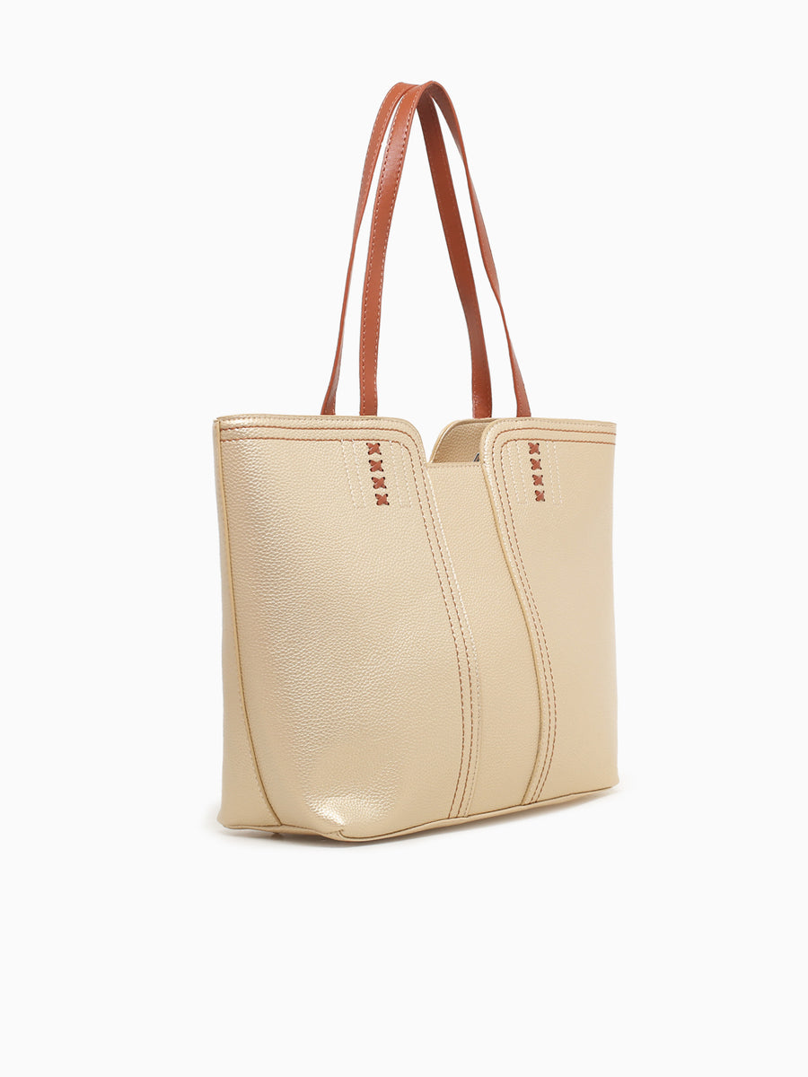 Gianna Tote Gold Gold