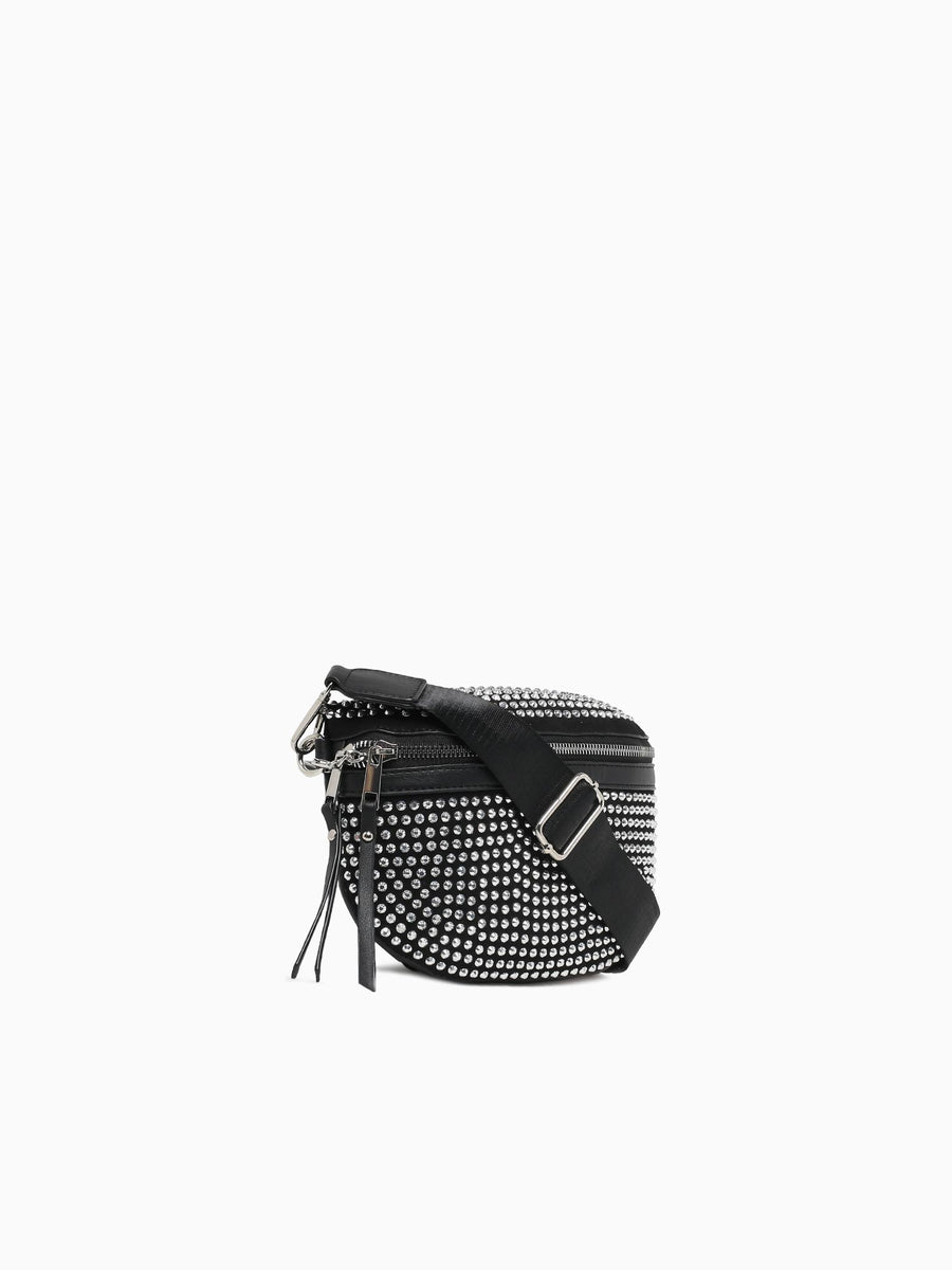 Glitz Crossbody Bk Sl Black