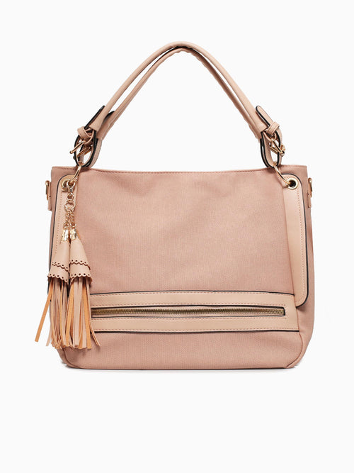 Amelia Shoulder Bag Nude Beige