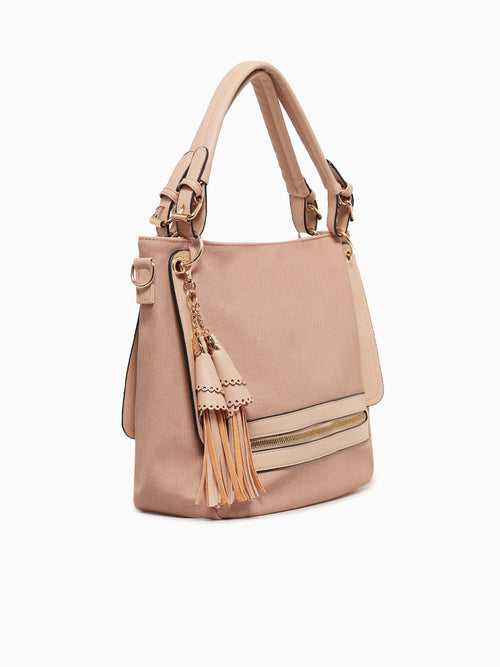 Amelia Shoulder Bag Nude Beige