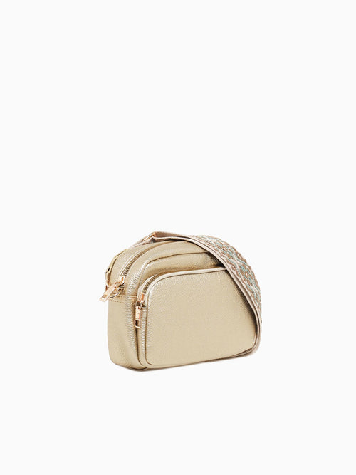 Emily Camera Bag Gold Gold