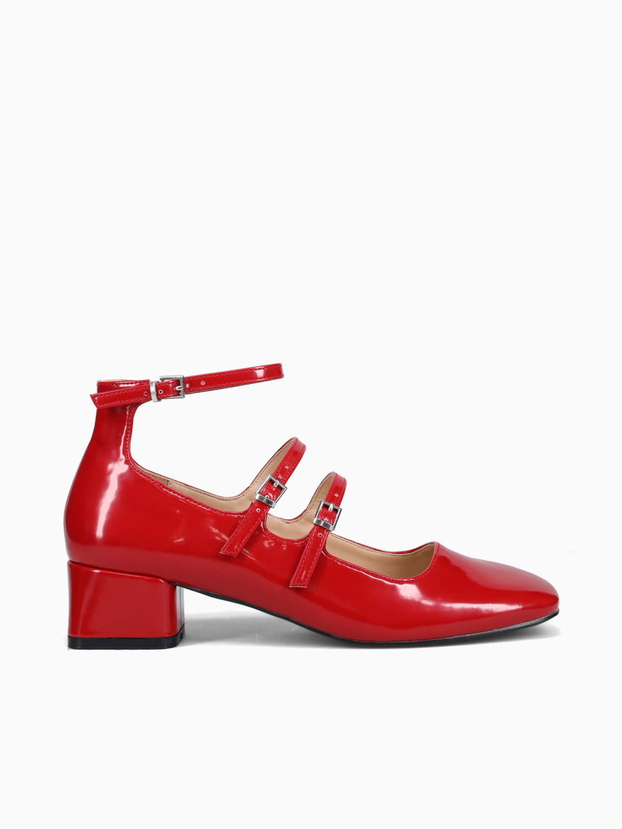 Faby Red Patent Red / 5 / M