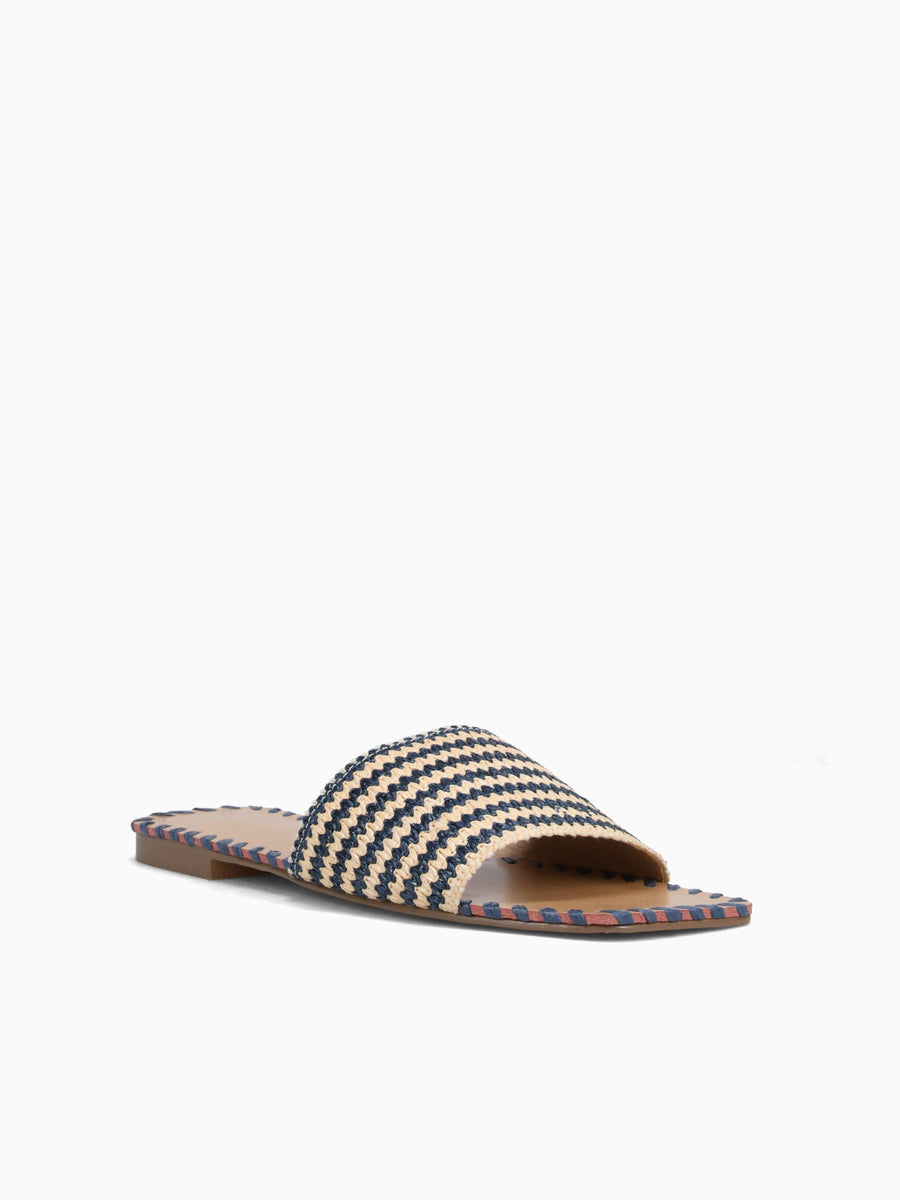 Bamba Navy Raffia Navy / 5 / M