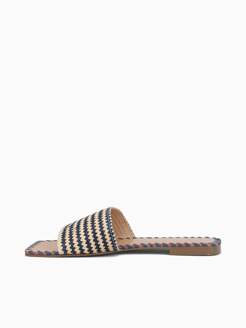 Bamba Navy Raffia Navy / 5 / M