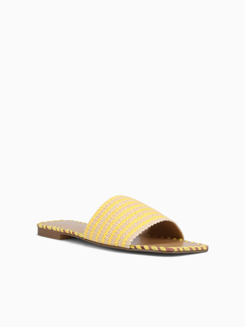 Bamba Yellow Raffia Yellow / 5 / M