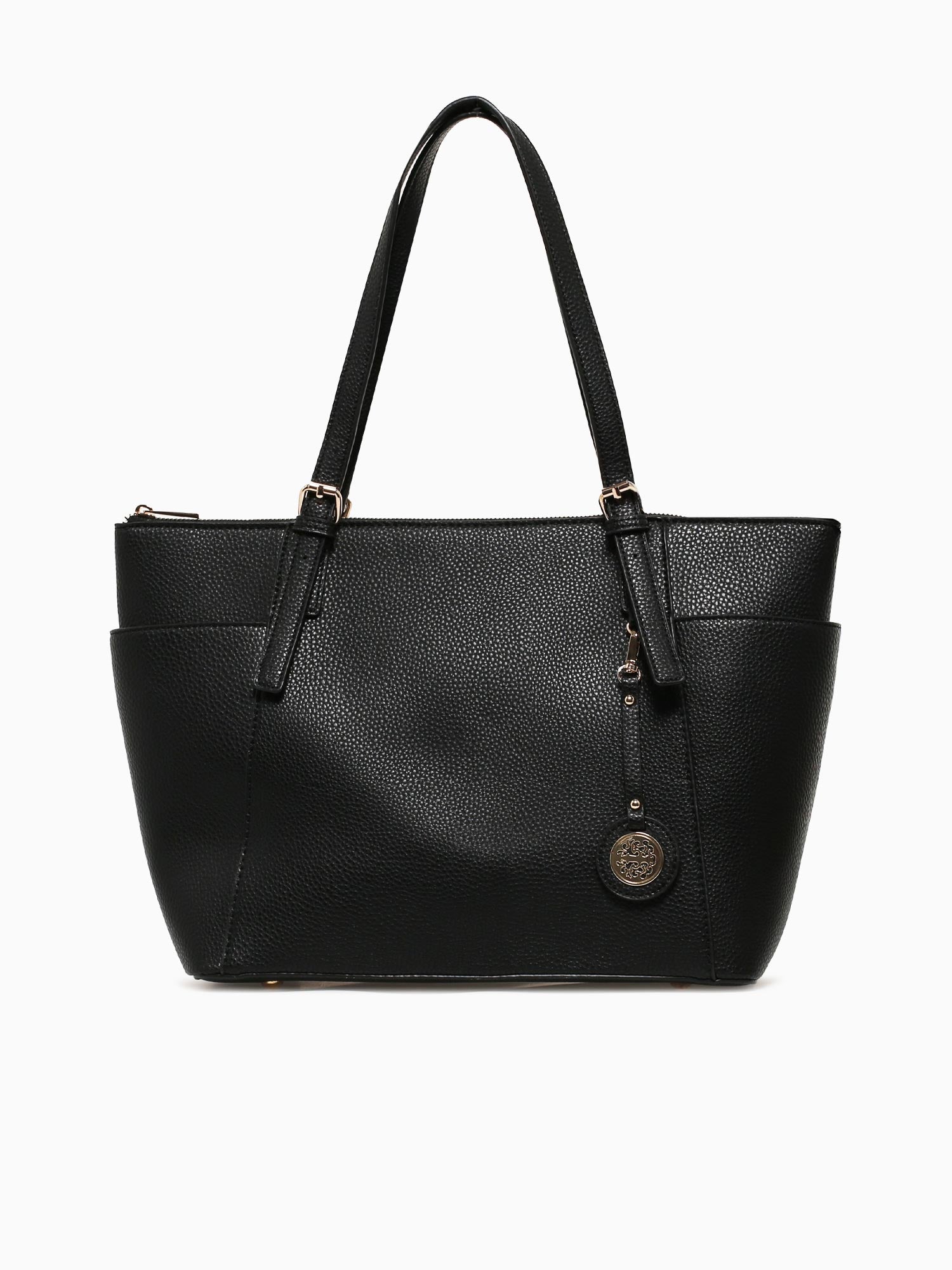 Signature Tote Black Black