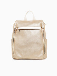 Raven Backpack Gold Beige Gold