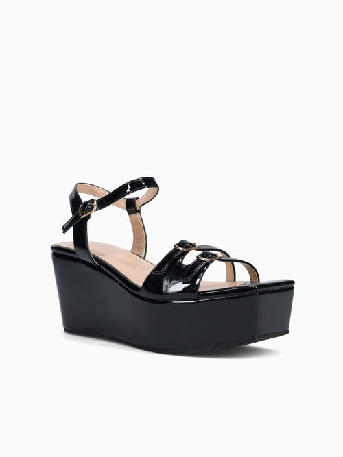 Luna Black Patent Black / 5 / M