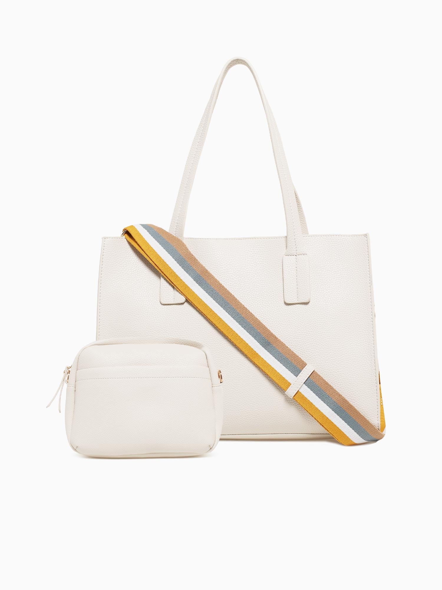 2 In One Tote Off White Off White