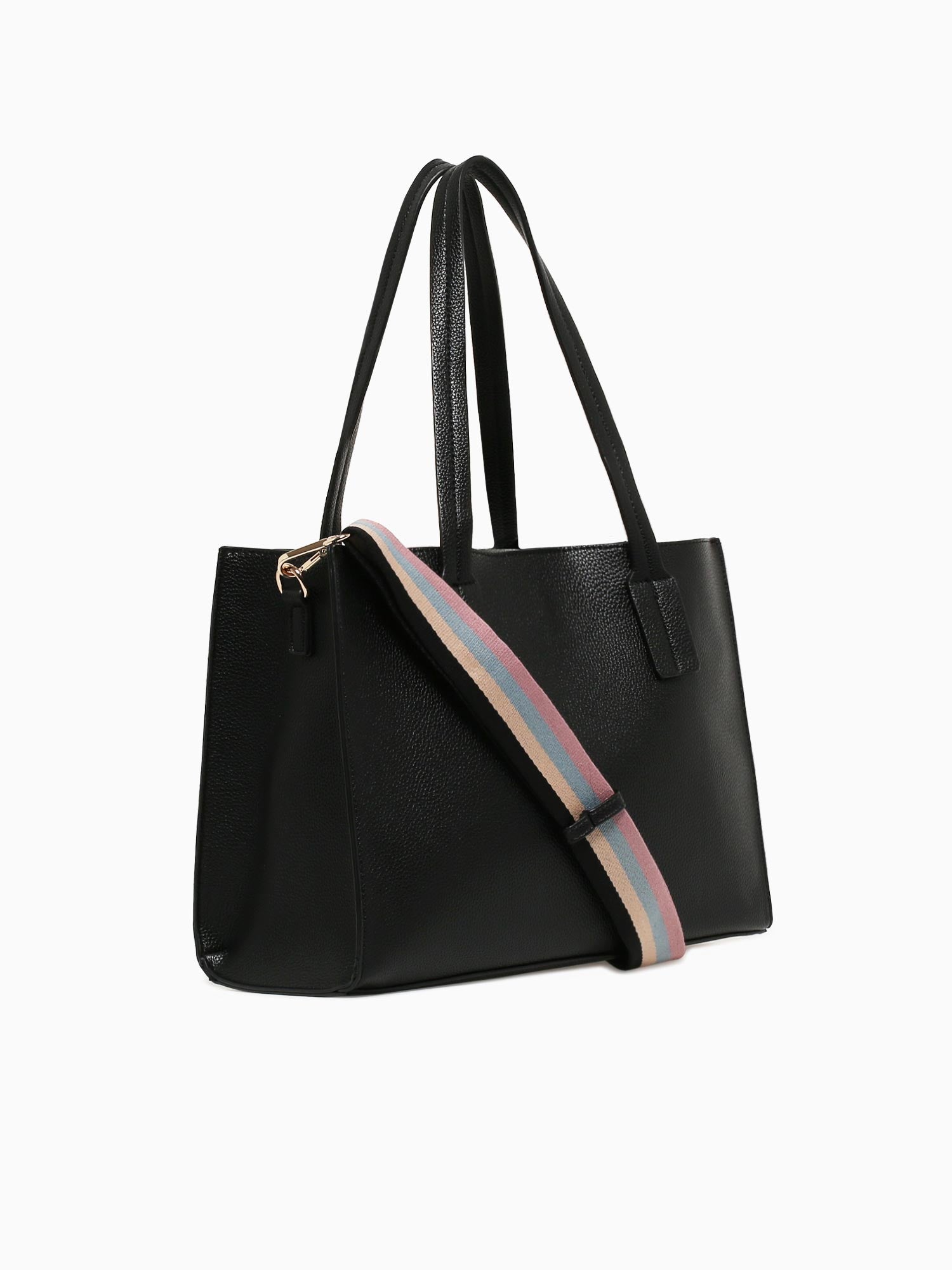 2 In One Tote Black Black