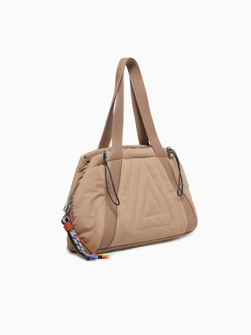 Xenia Travel Tote Beige Beige