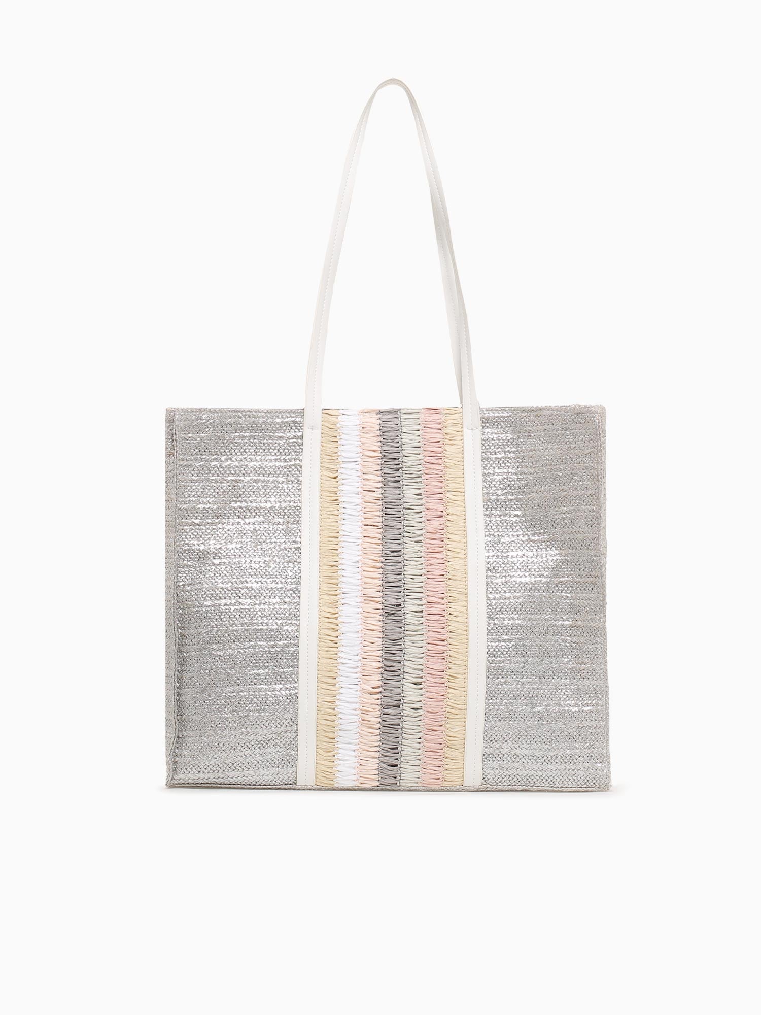 Tan Lines Tote Silver Silver