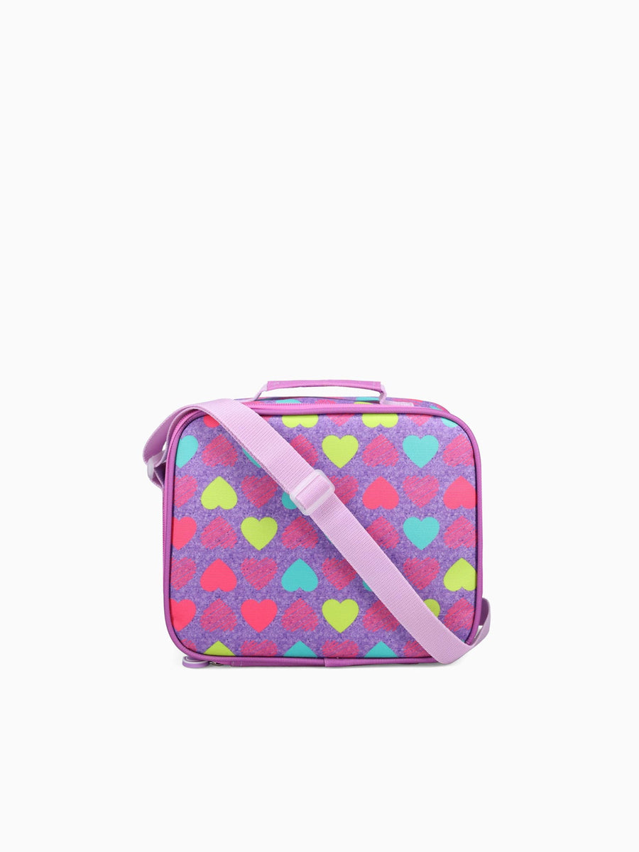 Heart Lunchbag Purple Purple