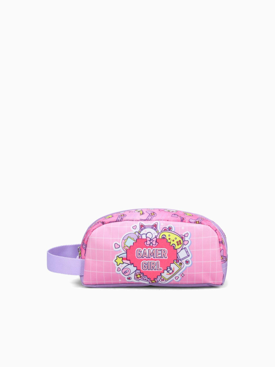 Gamer Girl Pencilcase Purple Purple