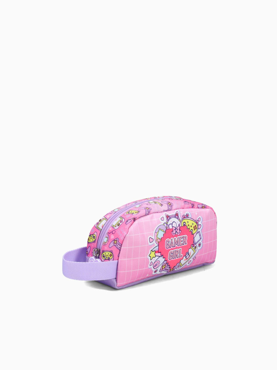 Gamer Girl Pencilcase Purple Purple