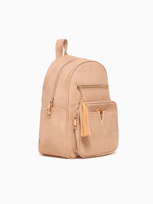 Iris Backpack Nude Light Beige