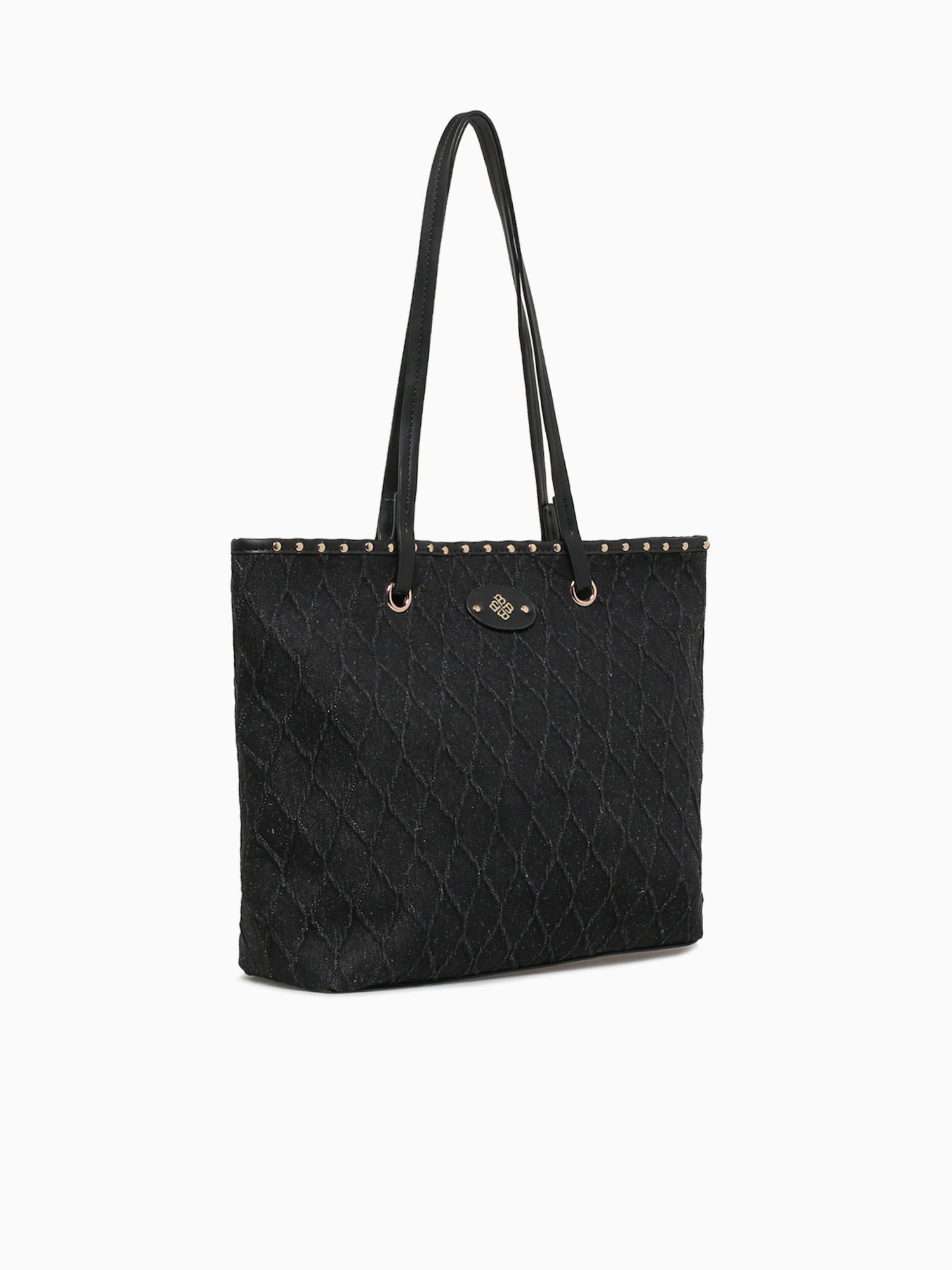 Dolly Tote Black Black denim Black